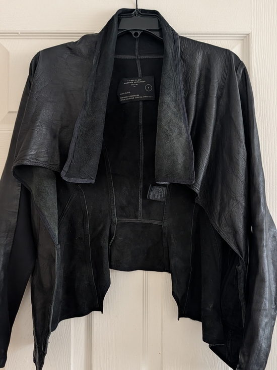 All Saints Jackets & Blazers - All Saints Datya Waterfall Leather Jacket